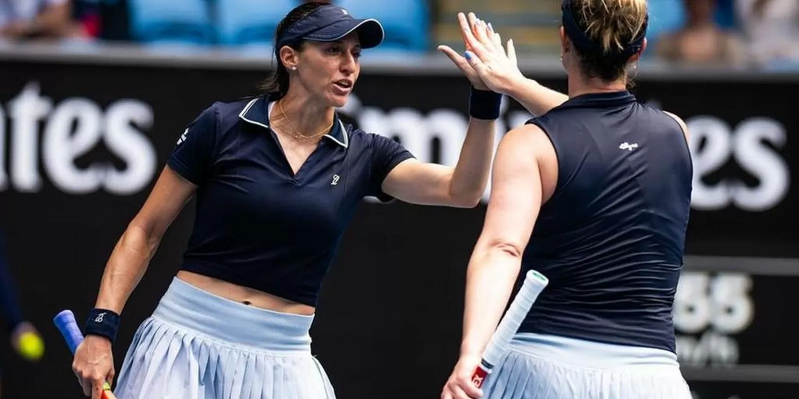Tênis: parceria de Luisa Stefani vai para as oitavas de final em Dubai