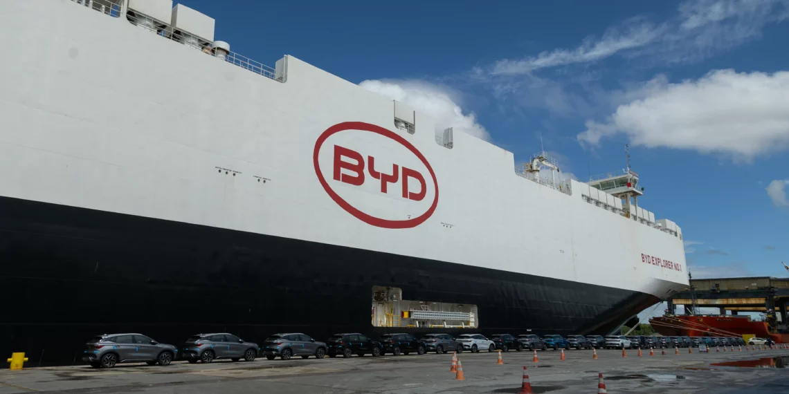 BYD volta a formar estoque no Brasil e Anfavea defende aumento de impostos