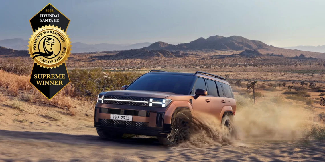 Hyundai Santa Fe é eleito como carro do ano 2025 por júri feminino