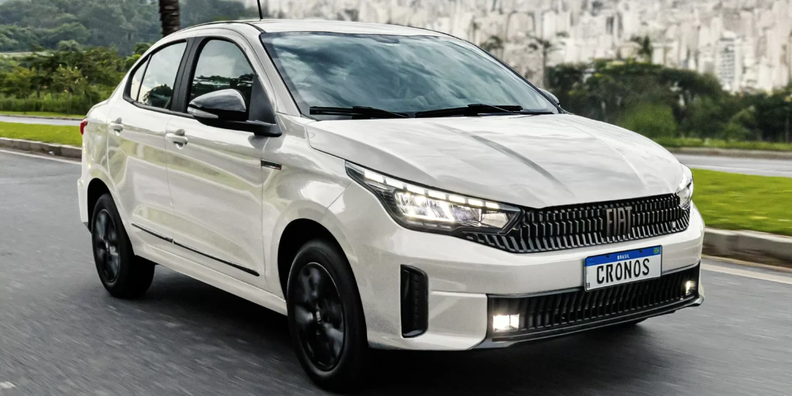 Fiat Cronos 2026 tem visual inspirado no Grande Panda e não muda motores