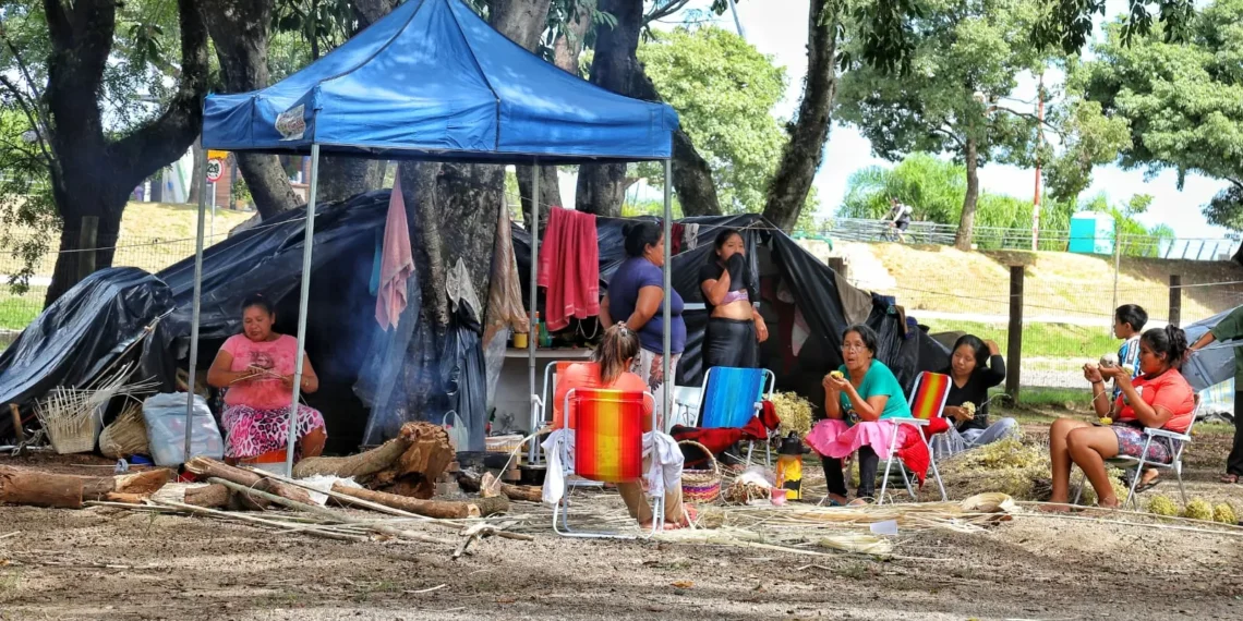 Acampamento indígena segue até o dia 20 de abril em Porto Alegre