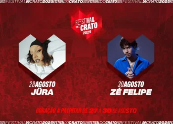 Zé Felipe, Jüra e Skunk Anansie no cartaz do Festival do Crato