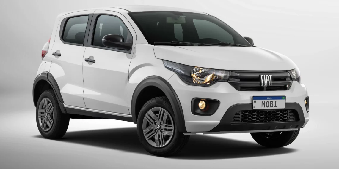 Fiat Mobi muda de novo e tem painel da Strada na linha 2026