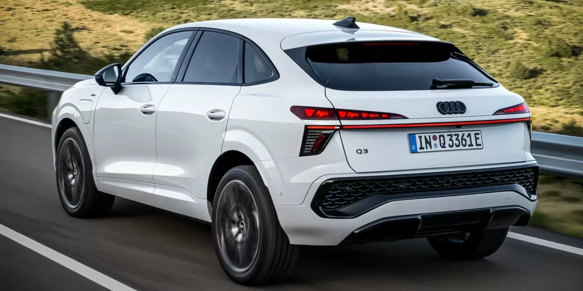 Novo Audi Q3 Sportback defende estilo cupê com aerodinâmica e o ruído melhores