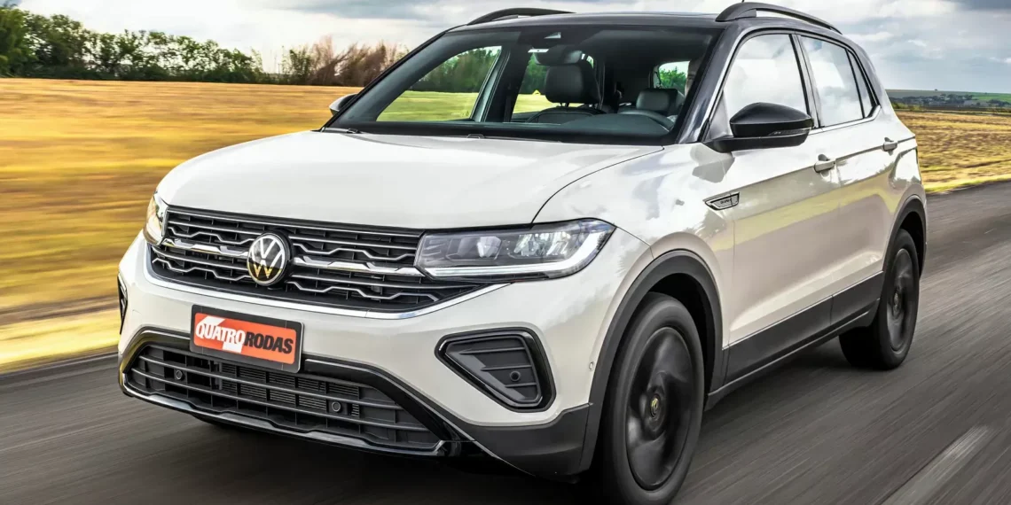 Volkswagen T-Cross 2026: equipamentos, preços e opcionais das cinco versões