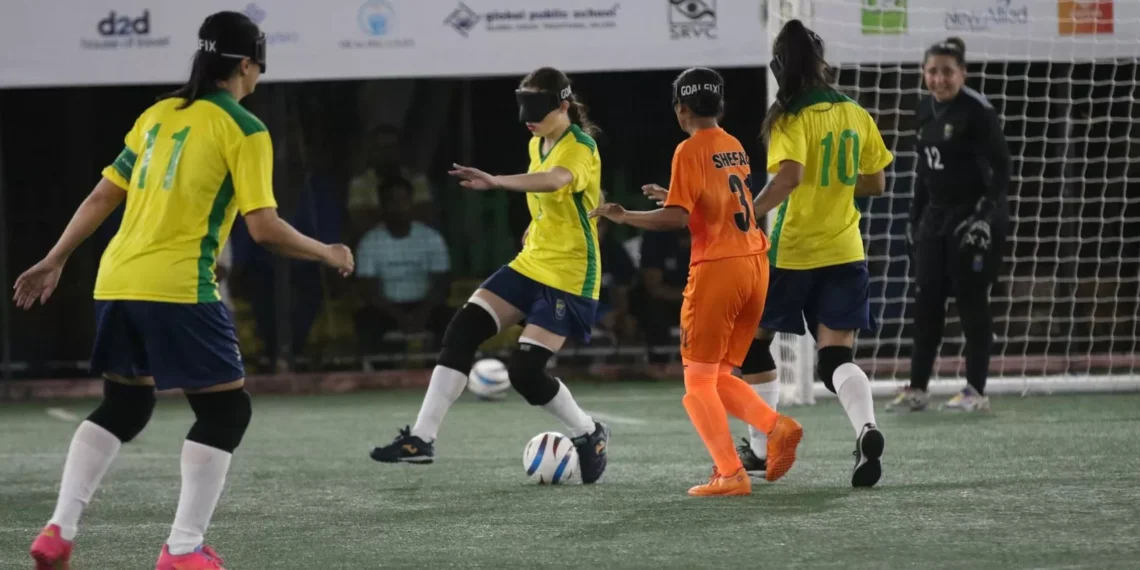 Brasil estreia com vitória na Copa do Mundo de futebol de cegas