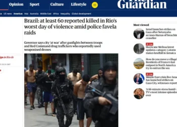 Operação no RJ repercute como ‘cenário de guerra’ na imprensa mundial