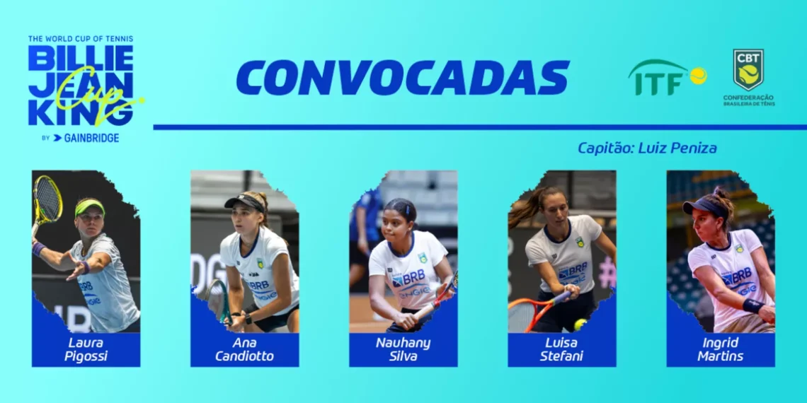 Tênis: seleção é convocada para playoffs da Billie Jean King Cup