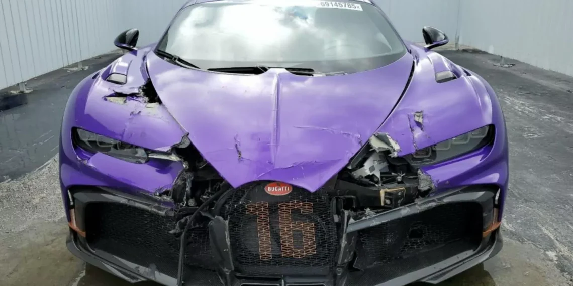 Conserto de Bugatti Chiron batido custa milhões e marca se nega a vender peças