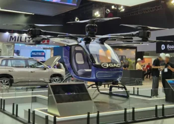 GAC tem o único carro voador do Salão do Automóvel – e ele custa mais de R$ 1,3 milhão