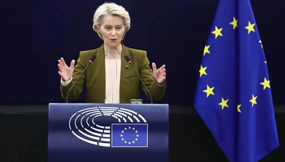 Von der Leyen vê progressos sólidos para paz duradoura na Ucrânia
