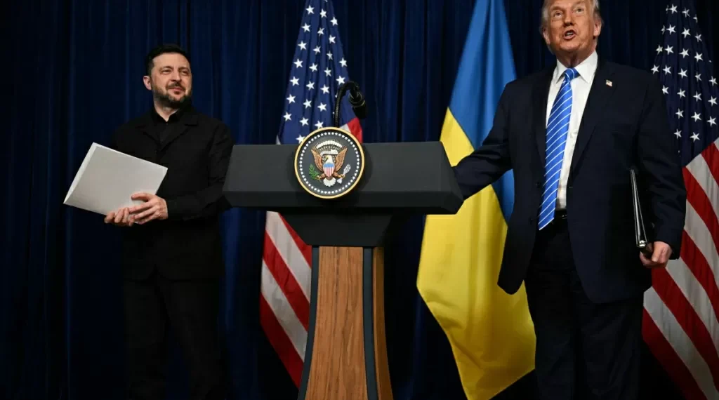 Após reunião com Zelensky, Trump diz que acordo de paz avançou 95%