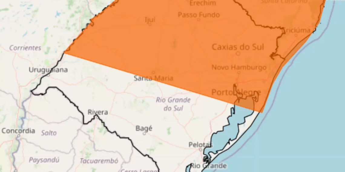 Rio Grande do Sul tem alerta para tempestades com granizo e ventania após chuvas no Natal