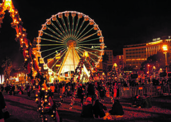 Luzes de Natal, negócios em alta