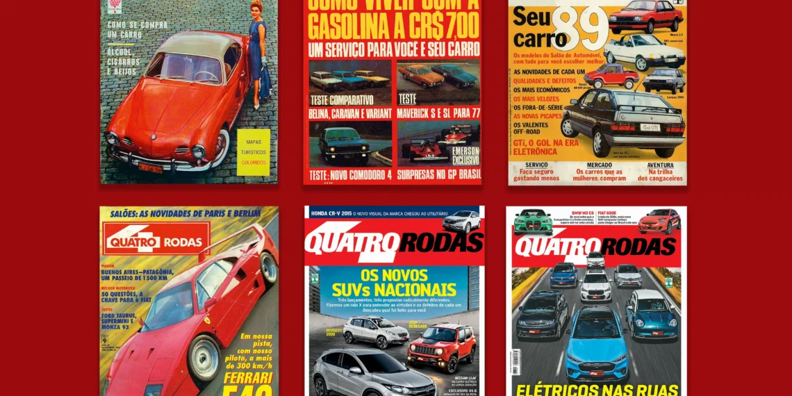 Como a indústria automotiva evoluiu ao longo dos 65 anos da Quatro Rodas